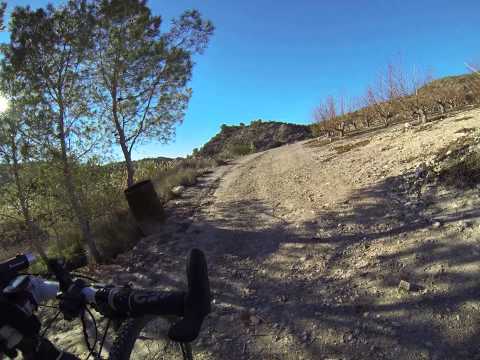 Sierra de la Espada Loma Gea cruzando rambla MTB BT BTT Mountain Biking