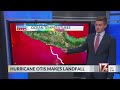 Hurricane Otis makes landfall