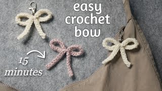 Easy Crochet Bow Tutorial for Beginners