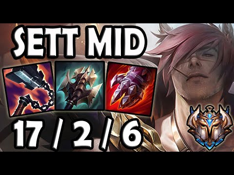 SETT vs IRELIA [ MID ] Lol KOREA Challenger Patch 11.15 ✅