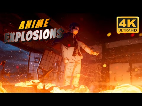 Top 5 Anime Explosions Sound Redesign🎧 | Best of the Best Anime Explosion sound effect