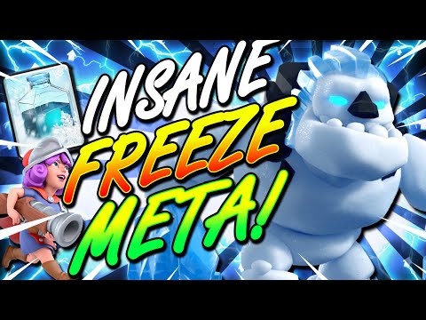 NO ONE EXPECTS THIS!! UNDEFEATED NEW FREEZE DECK NEVER LOSES!! - Clash Royale