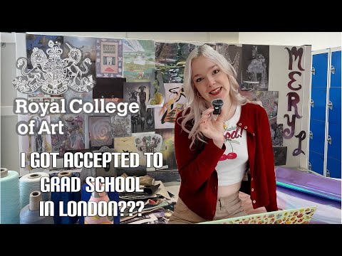 My ACCEPTED Royal College of Art Portfolio! Textiles Masters Degree in London