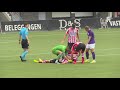 De blessure van Rigo valt mee na deze botsing
