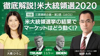 【徹底解説！米大統領選2020】米大統領選挙の結果でマーケットはどう動く？（三菱UFJモルガン・スタンレー証券  植野大作さん）－くりっくフェスタ2020特番