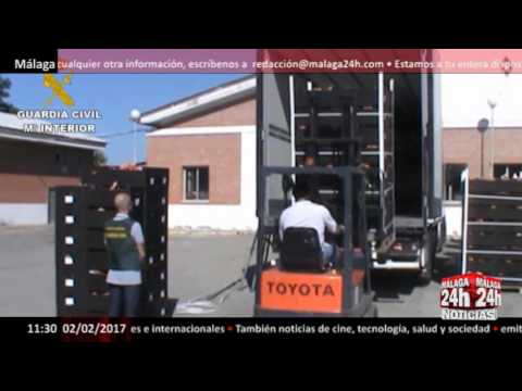 Guardia Civil intervino el año pasado más de 30 toneladas de estupefacientes - Málaga 24h TV