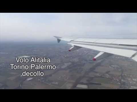 Volo Alitalia Torino Palermo decollo