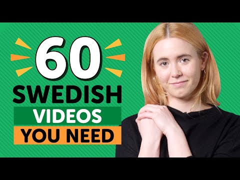 Learn Swedish: 60 Beginner Swedish Videos You Must Watch