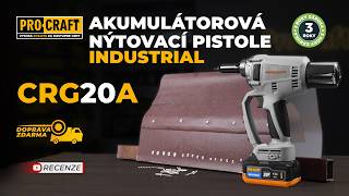 Akumulátorová nitovačka PROCRAFT Industrial CRG20A-BB-C sólo