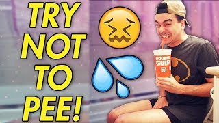 Try Not To Use The Bathroom CHALLENGE! (IMPOSSIBLE)