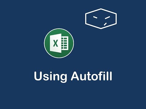 ms office excel using autofill