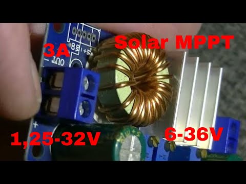 Solar MPPT Modul zum Akkus laden mit einstellbarer Spannung und Strom - eflose #1064