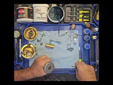 Vintage reel repair; Penn International 12H, it had a couple of issues. It's "mostly" fixed.