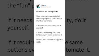 Stop Automating the Wrong Things #AIautomation #BusinessAutomation #WorkflowAutomation #Productivity