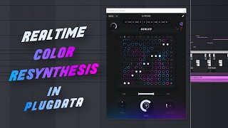 Low Latency COLOR RESYNTHESIS in PLUGDATA ✨