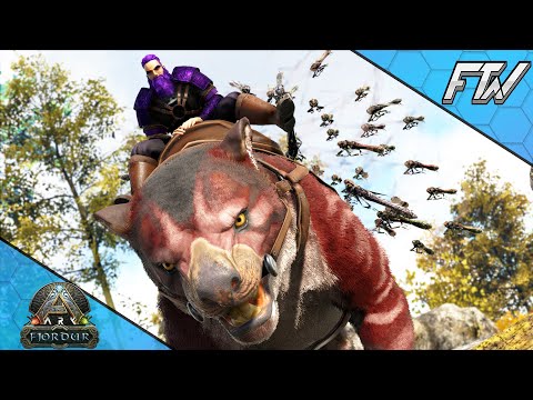 Swarmed By The Hive Hundreds Of Insects!!! - Ark Fjordur [DLC E27]