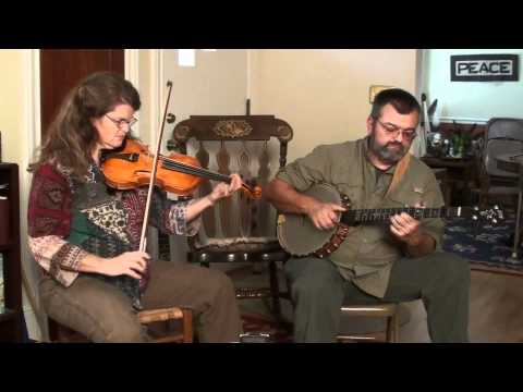 Amy Buckinghoam on fiddle and Bob Buckingham on banjo do "Yellow Barber"