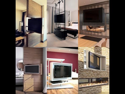 HOME DECOR MODERN ROTATING TV STAND DESIGN | 360 ANGLE ROTATING TV STAND IDEAS,