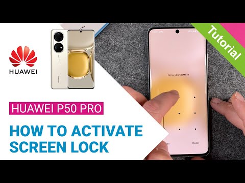 Huawei P50 Pro - How to set up screen lock • 📱 • 🀡 • ☡ • Tutorial