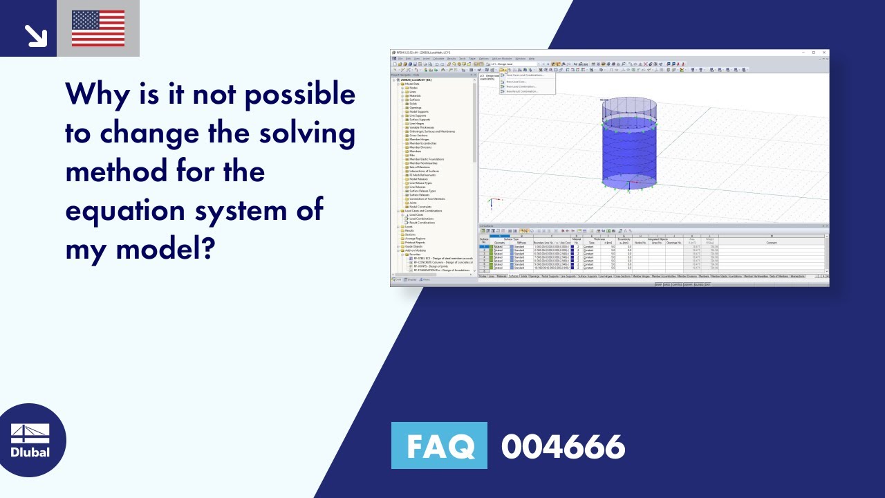 [EN] FAQ 004666 | Why is it not possible to change the solving method for the equation system of my ...