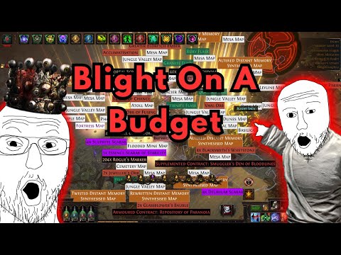 Cheap Blight Setup – T16.5 Maps (12c cost → 160c Profit)