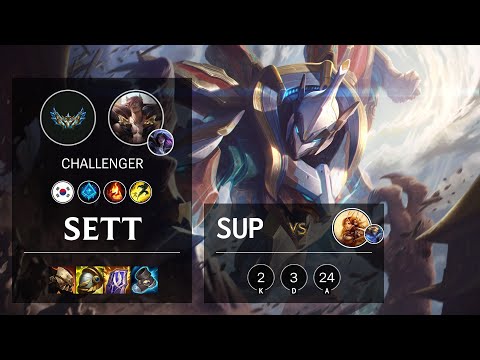 Sett Support vs Leona - KR Challenger Patch 12.5