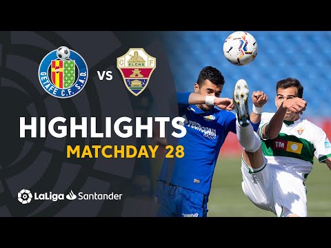 Highlights Getafe CF vs Elche CF (1-1)