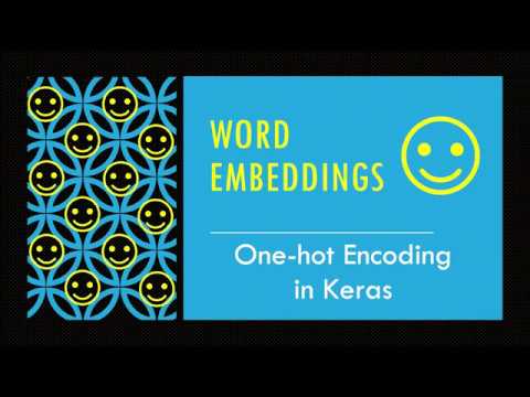 One hot representation in Keras Python | One hot encoding