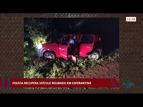 Polícia recupera carro roubado em Esperantina 23 03 2021