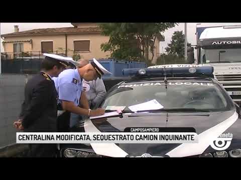 TG PADOVA (25/05/2019) - CENTRALINA MODIFICATA, SEQUESTRATO CAMION INQUINANTE