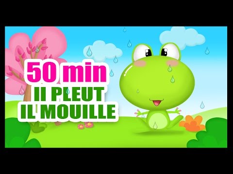 Il pleut il mouille, c'est la fête à la grenouille - 50 min de comptines pour les petits