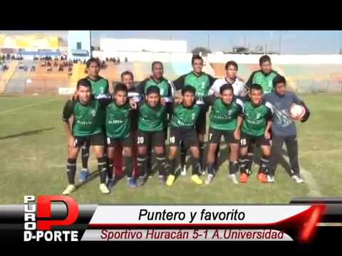 SPORTIVO HURACÁN GOLEO 5-1 ATLÉTICO UNIVERSIDAD