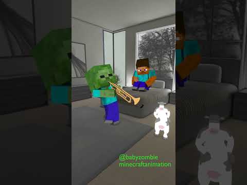 Baby Zombie Minecraft Animation - How To Meet Jack IN Minecraft animation ( Baby zombie ) #monsterschool #minecraft  #shorts  #funny