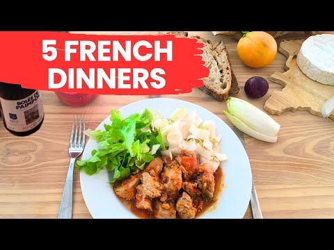5 french dinners recipes (high proteins stews recipes) - French Diet