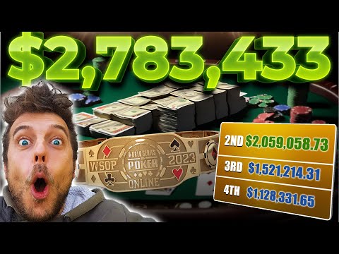 HOW I WON 3 MILLION DOLLARS IN A POKER TOURNAMENT | $5,000 WSOP Main Event | Finale