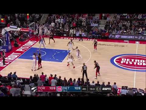The End of Regulation in the Raptors-Pistons Game Was Crazy