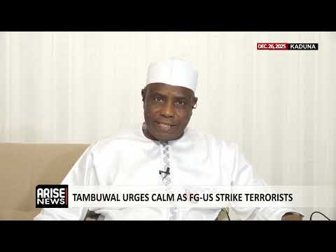 Going by the History of U.S. Operations, the Airstrike in Nigeria is Concerning – Tambuwal