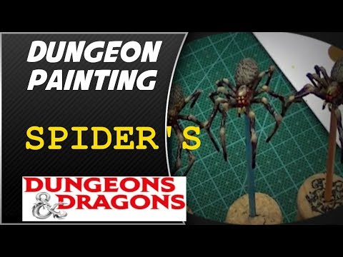 D&D: How to Paint Spiders, Fabulous Nolzur's Minis