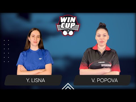13:30 Yaroslava Lisna - Valeriia Popova 22.07.2025 WINCUP Women Professional. Table 1