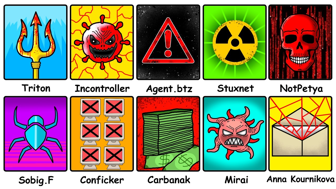 The Most Dangerous Computer Viruses in History