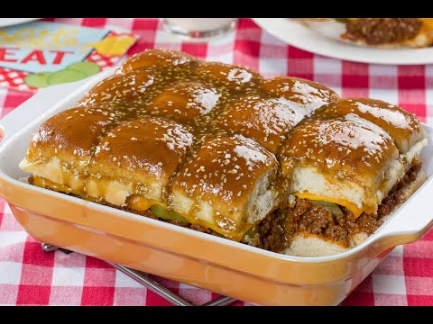 Oven Baked Cheeseburger Sliders