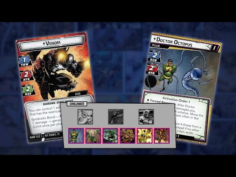 Marvel Champions Lone Wolves Challenge Game 3 - Venom vs Expert Sinister Six Live Replay