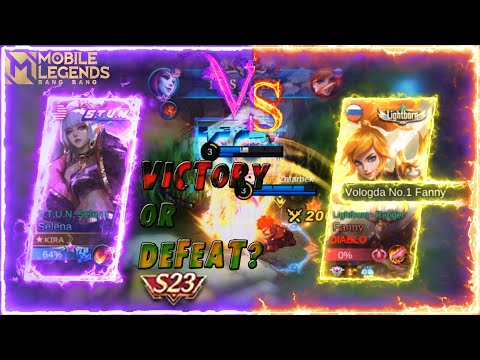 BRRRR SELENA NAB VS TOP 1 FANNY | MOBILE LEGENDS |