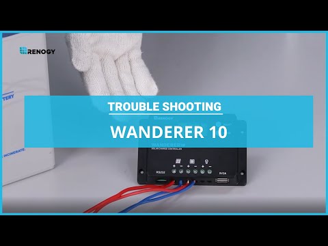 Troubleshooting Renogy PWM Charge Controller Wanderer 10