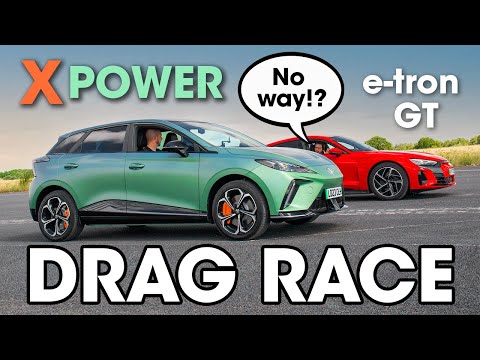 Thumbnail for NEW MG4 XPower review – plus DRAG RACE against Audi e-tron GT! | What Car? by Video c, Audi, Video ca, video, Car, vide
