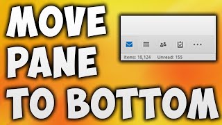 How to Move Navigation Bar to Bottom Outlook - Microsoft Outlook Navigation Bar Moved to Left Side