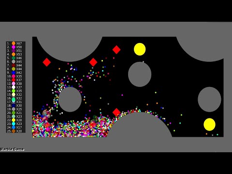 Survival Proliferation 81 - Marble Race in Algodoo
