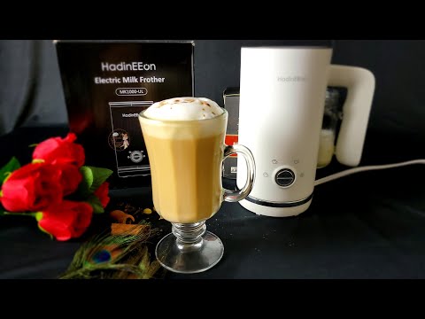 How to Make Chai Tea Latte using HadiNeeon Milk Frother | Unboxing and Review