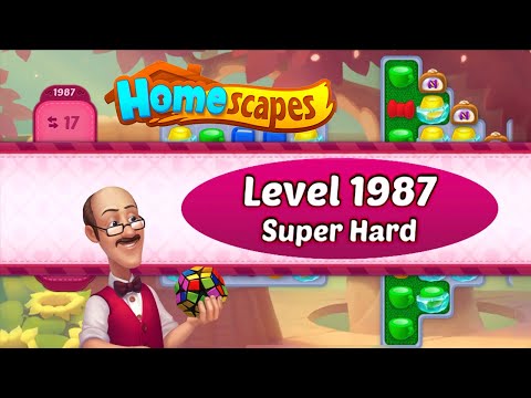 Homescapes Level 1987 Super Hard | Flint's Adventures | Playrix