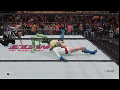 WWE 2K18 Poison Ivy Pinfall Attempt On Power Girl - Match Highlight